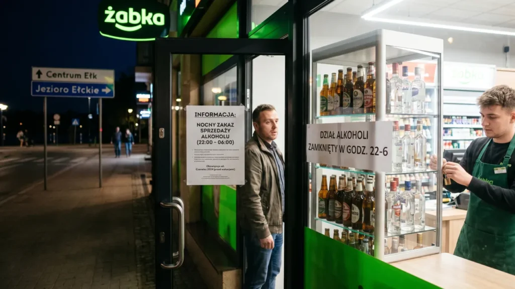Ełk szykuje nocny zakaz sprzedaży alkoholu. Zmiany możliwe jeszcze przed wakacjami