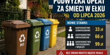 Nowe opłaty za śmieci w Ełku. Zapłacisz więcej, bo system tonie w długach