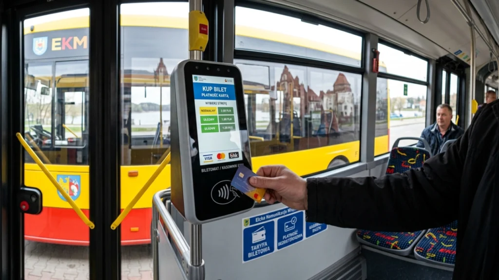 Nowoczesne płatności w Ełckiej Komunikacji Miejskiej